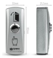 BOTOEIRA INOX COR PRATA IPEC