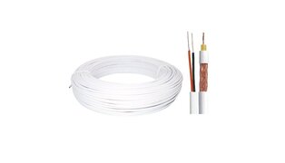 CABO CFTV 4MM HD DUPLA BLINDAGEM + 2X22AWG 80MALHA 100MT