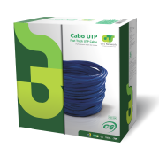 CABO UTP GTS NETWORK CAT6 PRETO CAIXA C/ 305M