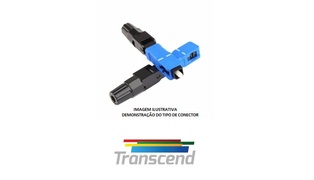 CONECTOR MECANICO FAST CRIMP SC/UPC TRANSCEND