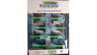 CONECTOR MECANICO FAST CRIMP SC/APC 3 POSIÇÕES TRANSCEND