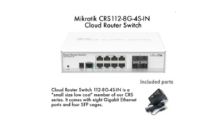 MIKROTIK RB/CLOUD ROUTER SWITCH CRS112-8G-4S