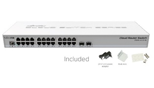 MIKROTIK RB/CLOUD ROUTER SWITCH CRS326-24G 2S+ RM