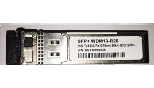 MINI GBIC BIDI SFP+ 1330NM WDM13 R20 10G 20KM LC