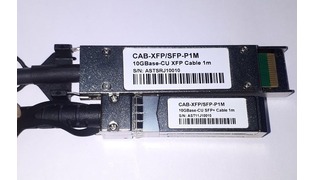 SFP-XFP 10GSFP-P1CABO COOPER CONEXÃO DIRETA OEM 1 METROS (COMPATIVEL MIKROTIK)