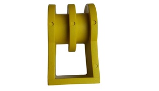 SUPORTE ISOLADOR FECHADO 2 VIAS AMARELO