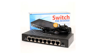 SWITCH 8PTS 10/100 POE REVERSO+VLAN 2FLEX 2F-N1008PR