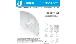 UBIQUITI-CPE LITEBEAM LBE-5AC-23DBI