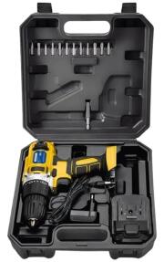 KIT PARAFUSADEIRA/FURADEIRA 12V TRAMONTINA 16PCS